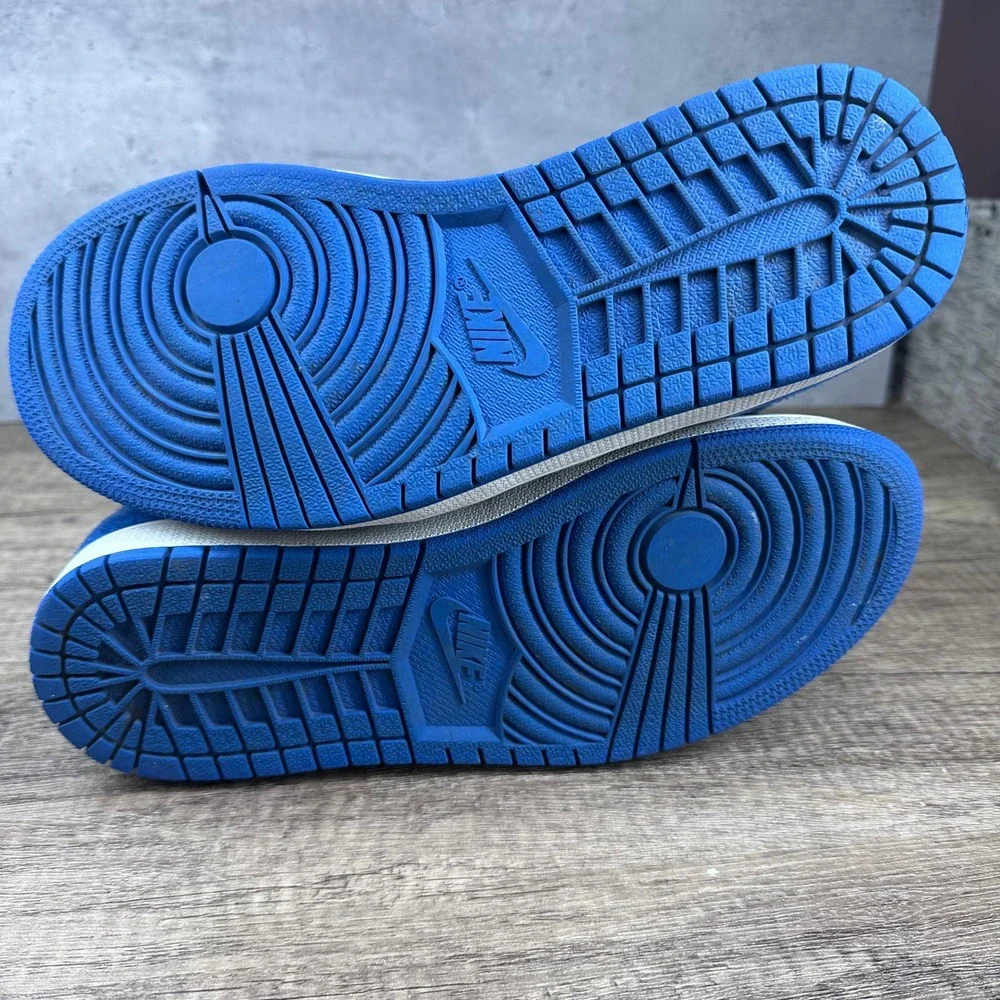 Nike~Men's~Air Jordan 1 Retro OG High Royal Reimagined Suede Sneakers~Size 8‎